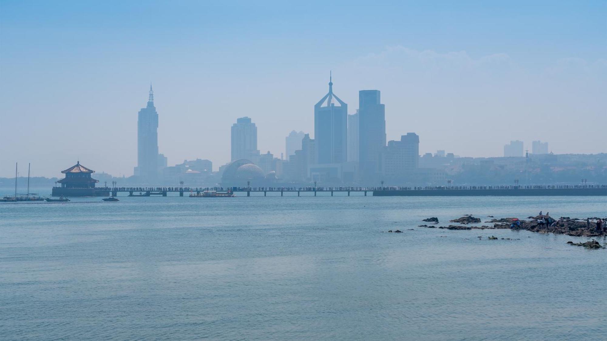 Holiday Inn Express Qingdao Shibei By Ihg Luaran gambar